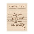 Library Card- Buy me Books...